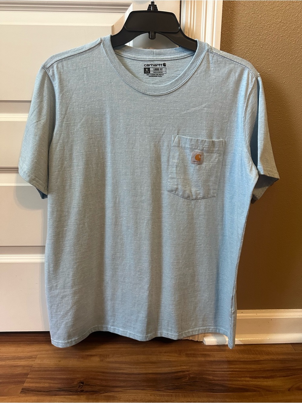 Carhartt Men’s Light Blue Short Sleeve Pocket Tee